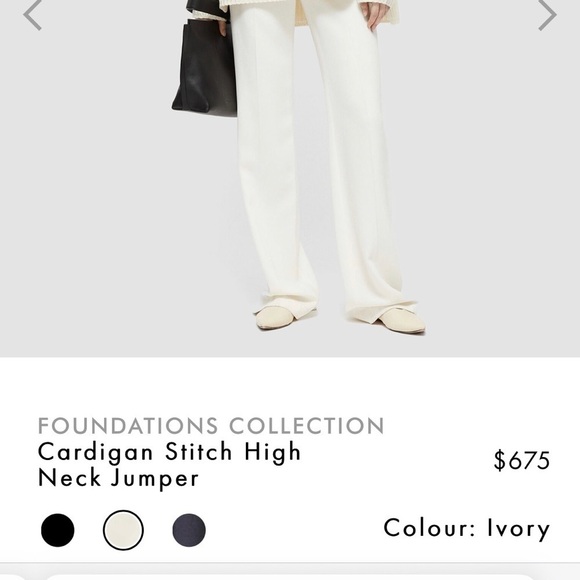 JOSEPH LTD CARDIGAN STITCH HIGH NECK JUMPER SWEATER MADE IN LONDON - Picture 8 of 8